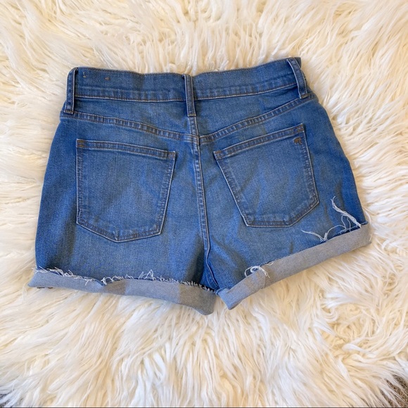 Madewell High Rise Denim Shorts 27 - Picture 9 of 11